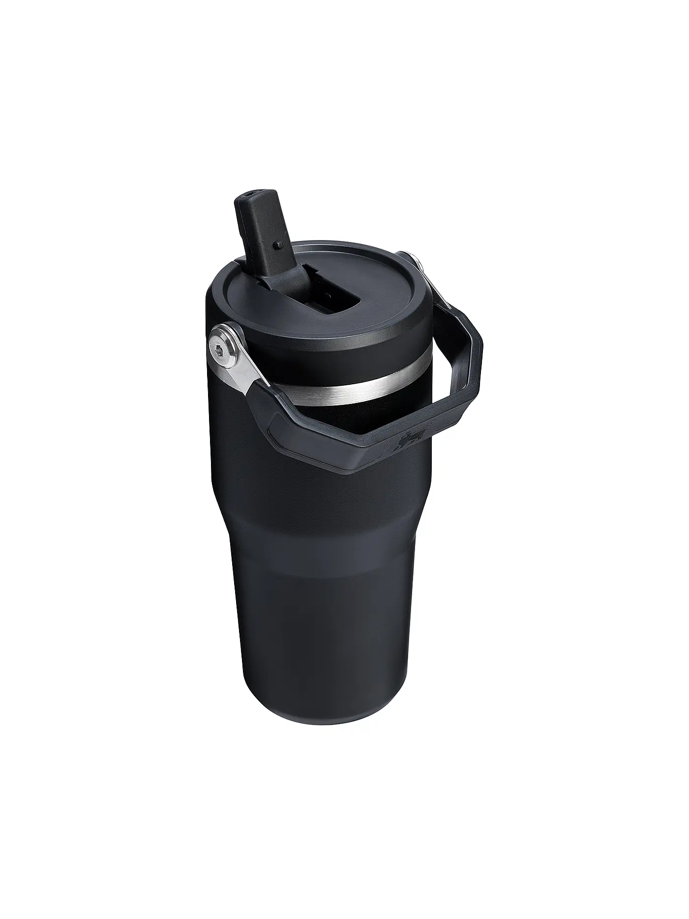 STANLEY | Isolierflasche - Thermosflasche Flip Straw 2.0 0.6l Violet Blossom | schwarz